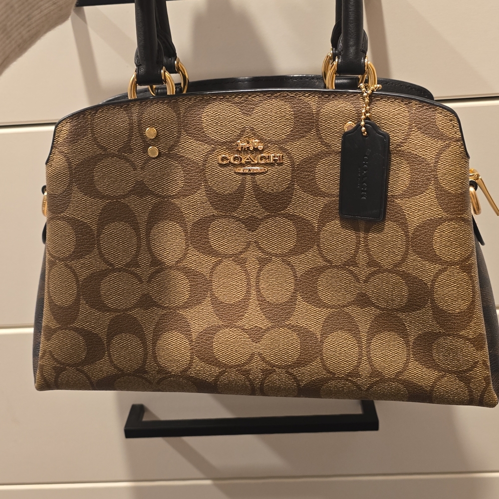 Coach Margot Brown Signature Handbag